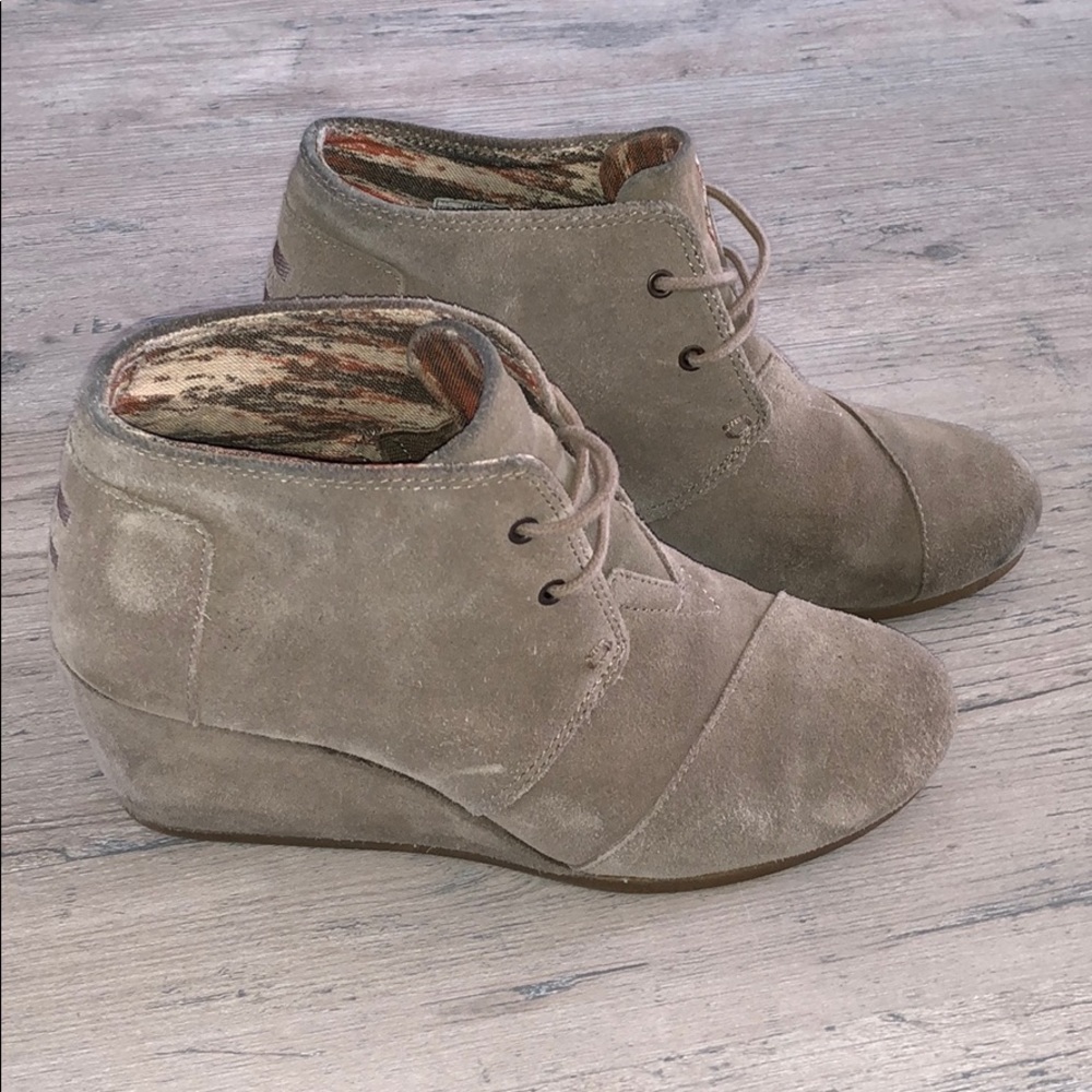 Toms ‘Desert’ wedge bootie
